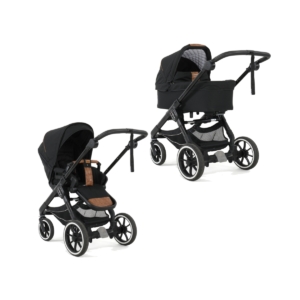 Emmaljunga NXT90 Select Black Chassis 2in1 Pram System-Outdoor B