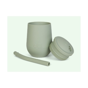 Ezpz Mini Cup + Straw-Sage