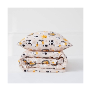 Kabode Cot Bed Duvet Cover & Pillowcase-Wildlife