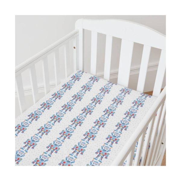 Kabode Cot Bed Fitted Sheet 2 Pack-Robot