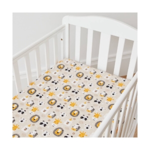 Kabode Cot Bed Fitted Sheet 2 Pack-Wildlife