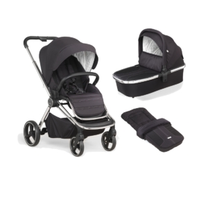 Mee-Go Pure 8 Piece Bundle With Silver Chassis-Allegra Black