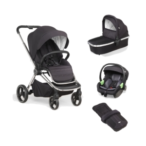 Mee-Go Pure 9 Piece Bundle With Silver Chassis-Allegra Black