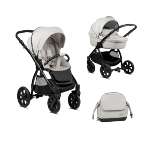 Noordi Fjordi Leather 2022 2in1 Pram System-Cloud