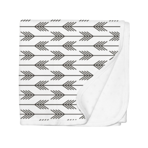 Silly Billyz Jersey Stroller Blanket Arrow