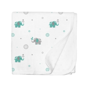 Silly Billyz Jersey Stroller Blanket Elephant