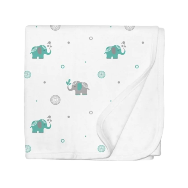 Silly Billyz Jersey Stroller Blanket Elephant