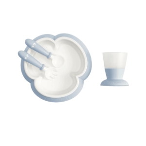 BABYBJÖRN Feeding Set-Powder Blue