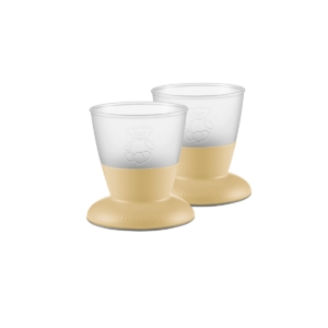 BABYBJÖRN Pack of 2 Baby Cup-Powder Yellow