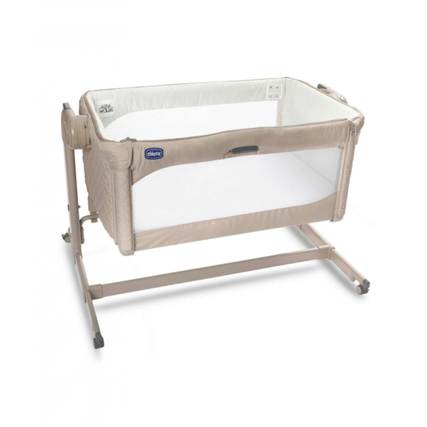 Chicco Next2Me Magic 2 Side Sleeping Crib-Beige + FREE 2 Pack Cr