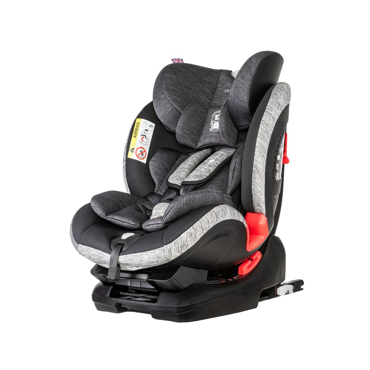 Cozy N Safe Arthur Group 0+/1/2/3 Car Seat-Black/Grey