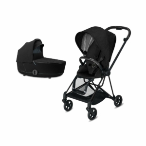 Cybex Mios 2in1 Pram System with Black Chassis-Deep Black (New 2