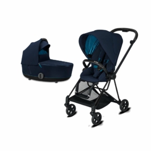 Cybex Mios 2in1 Pram System with Black Chassis-Nautical Blue (Ne