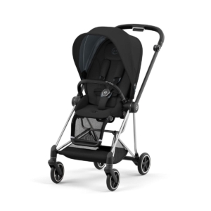 Cybex Mios Pushchair with Chrome Chassis-Deep Black (New 2022)