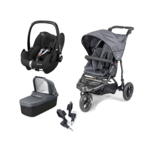 Out n About GT Stroller 3-in-1 Travel System-Steel Grey