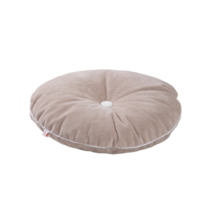 Wigiwama Button Cushion-Beige/White
