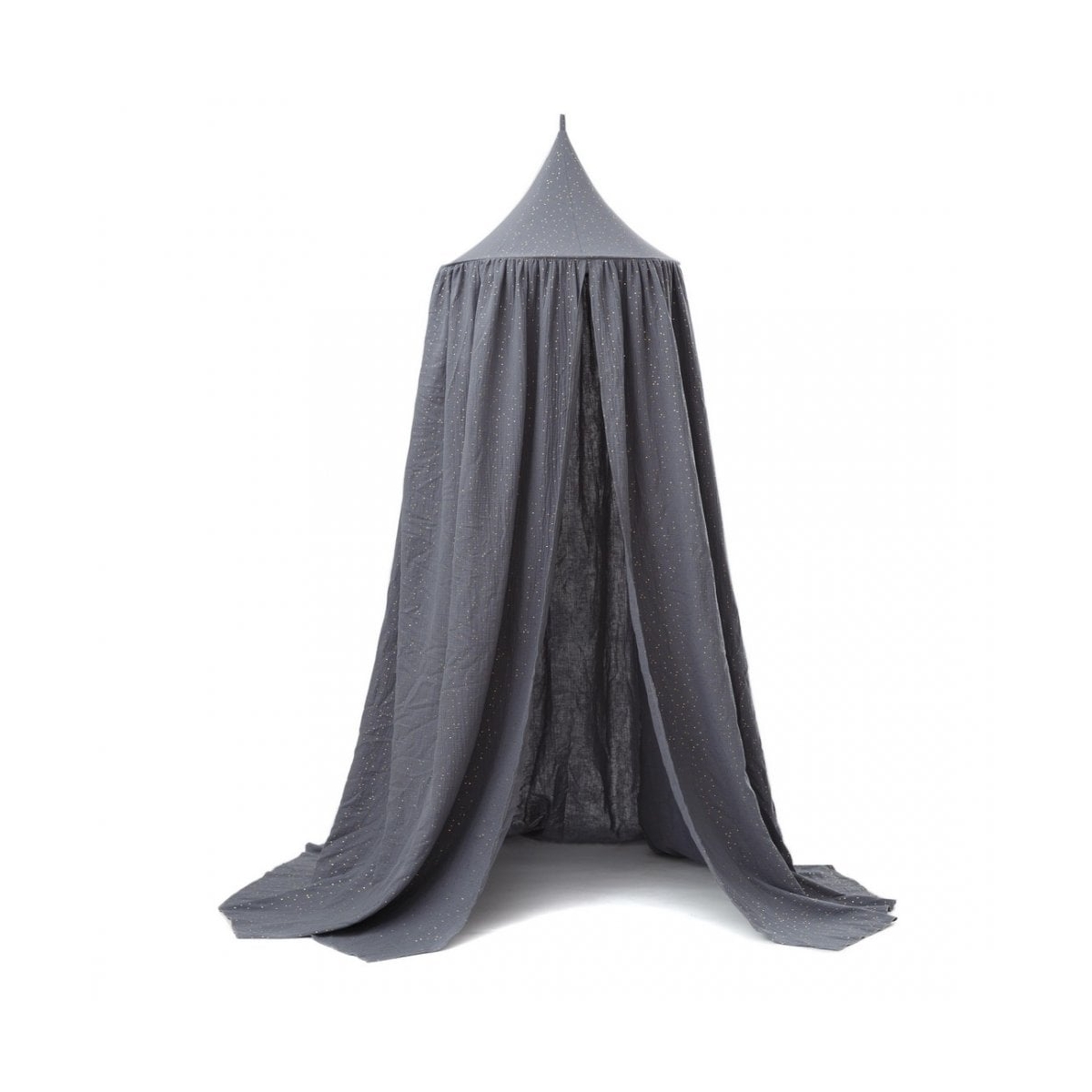 Wigiwama Canopies-Grey Gold Dots