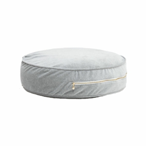Wigiwama Velvet Ottoman-Grey