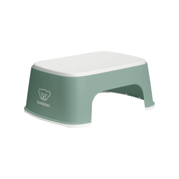 BABYBJÖRN Step Stool-Deep Green/White
