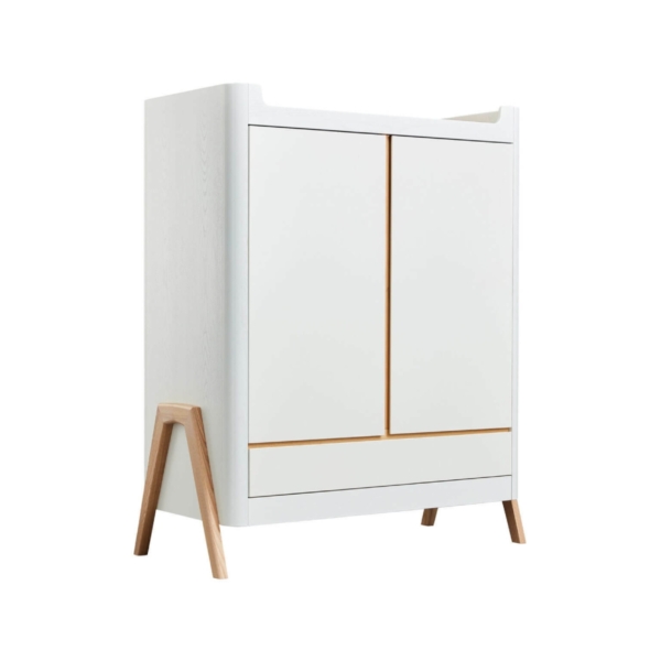 Gaia Hera Wardrobe-Scandi White/Natural