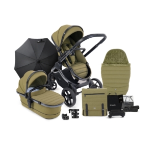 iCandy Peach 7 Complete Bundle-Phantom/Olive Green