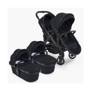 iCandy Peach 7 Twin Stroller Bundle-Jet/Back Edition