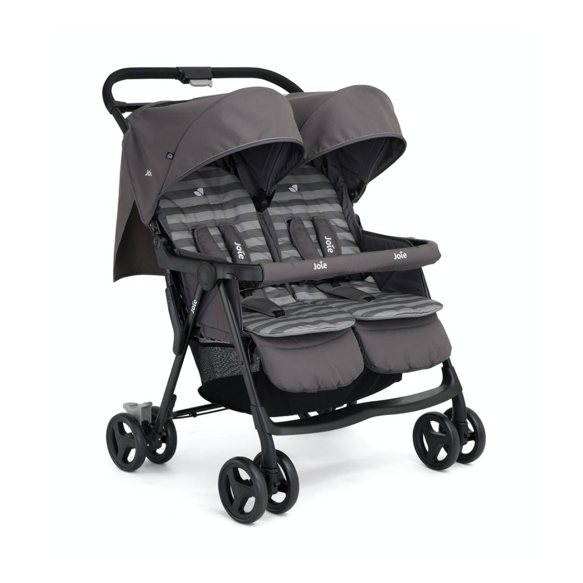 Joie Aire Twin Stroller-Dark Pewter