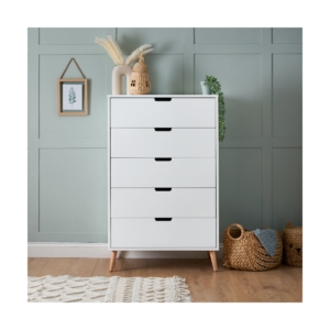 Obaby Maya Tall Boy-White with Natural