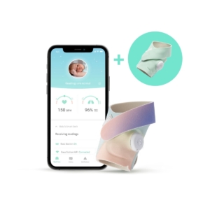 Owlet Smart Sock V3 Monitor Bundle-Mint/Forever Rainbow (2022)