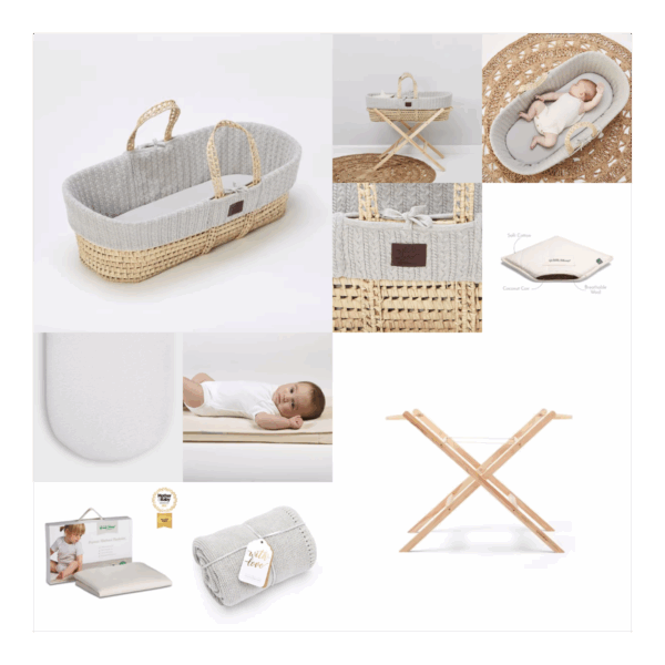 The Little Green Sheep Natural Knitted 6pc Newborm Bundle-Dove