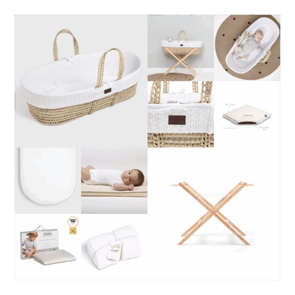 The Little Green Sheep Natural Knitted 6pc Newborm Bundle-White