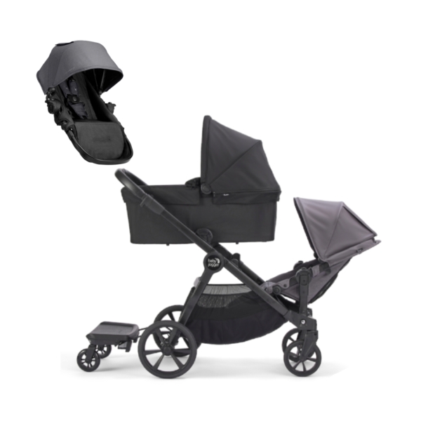 Baby Jogger City Select 2 Double Bundle-Radiant Slate