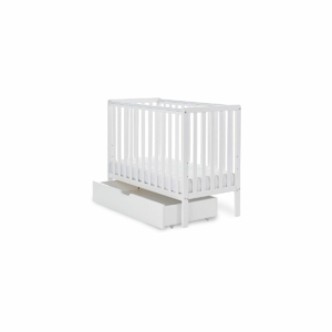 Bantam Space Saver Cot, Under Drawer & Eco-Plus Foam Mattress-Wh