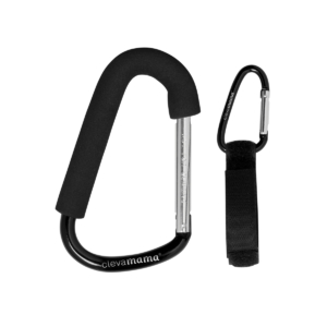 ClevaMama ClevaHooks Stroller Pack of 2 Hooks-Black