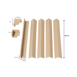ClevaMama Multipurpose Fireplace Edge Guard-Natural