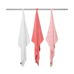 ClevaMama Muslin Cloth Set Super Soft Bamboo & Cotton-Pink (New