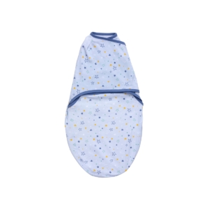 ClevaMama Swaddle to Sleep-Blue (New 2022)