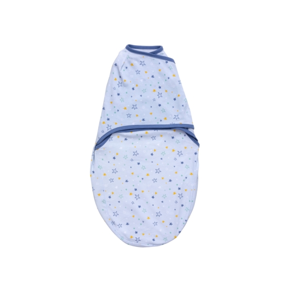 ClevaMama Swaddle to Sleep-Blue (New 2022)