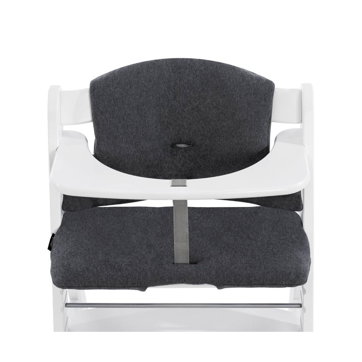 Hauck Alpha Highchair Pad Deluxe-Melange Charcoal (New 2022)