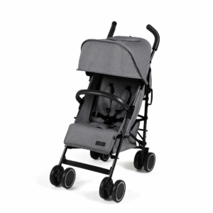 Ickle Bubba Discovery Black Chassis Pushchair-Graphite Grey