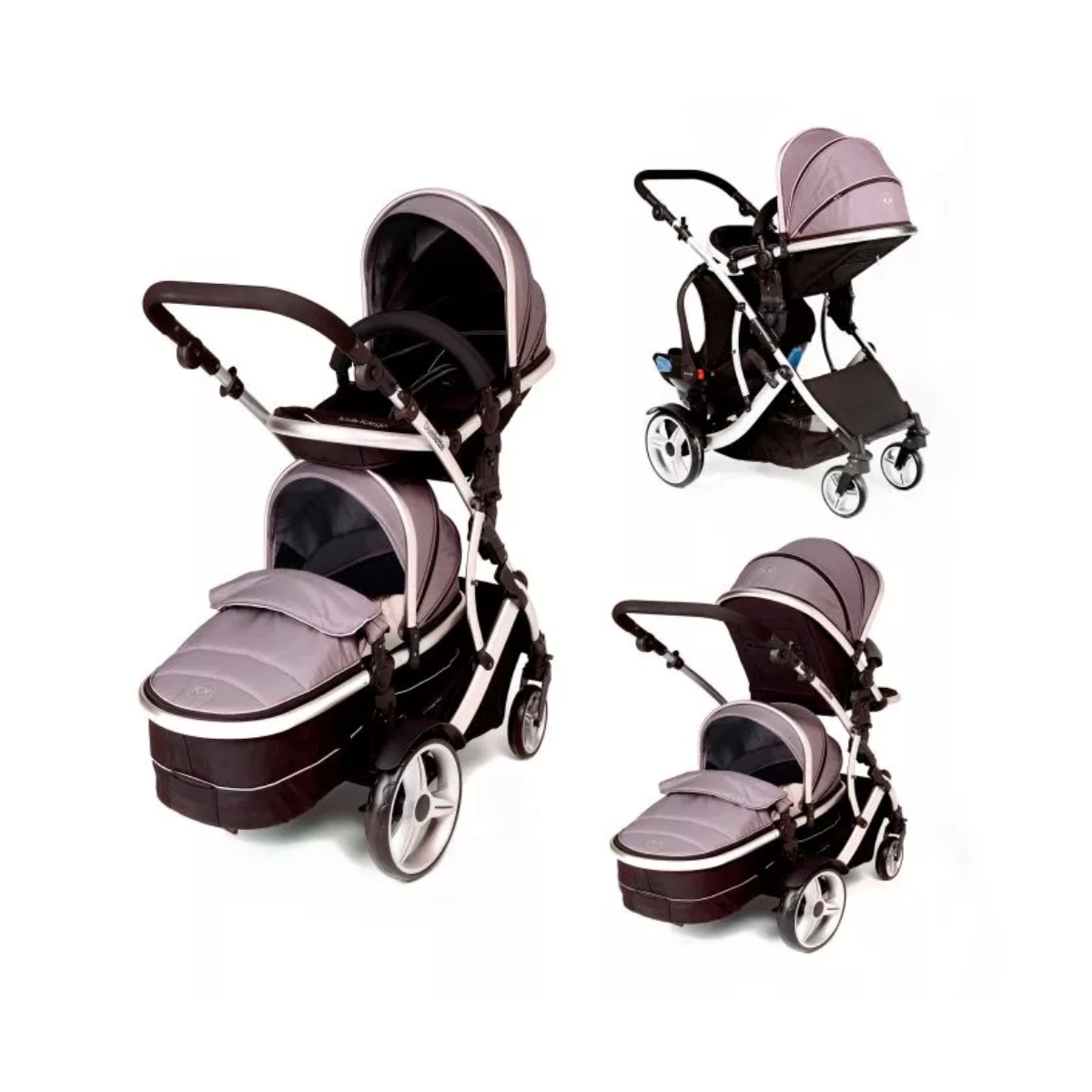 Kids Kargo Duellette Baby and Tot-Silver