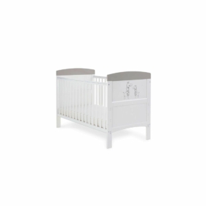 Obaby Grace Inspire Cotbed Mummy & Me Giraffe-Grey