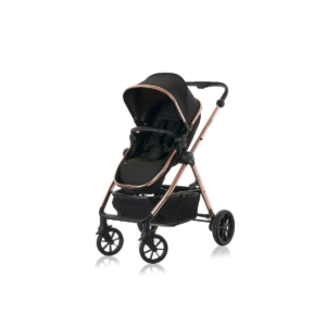 Obaby Zoli Stroller with Black Chassis-Black (New 2022)