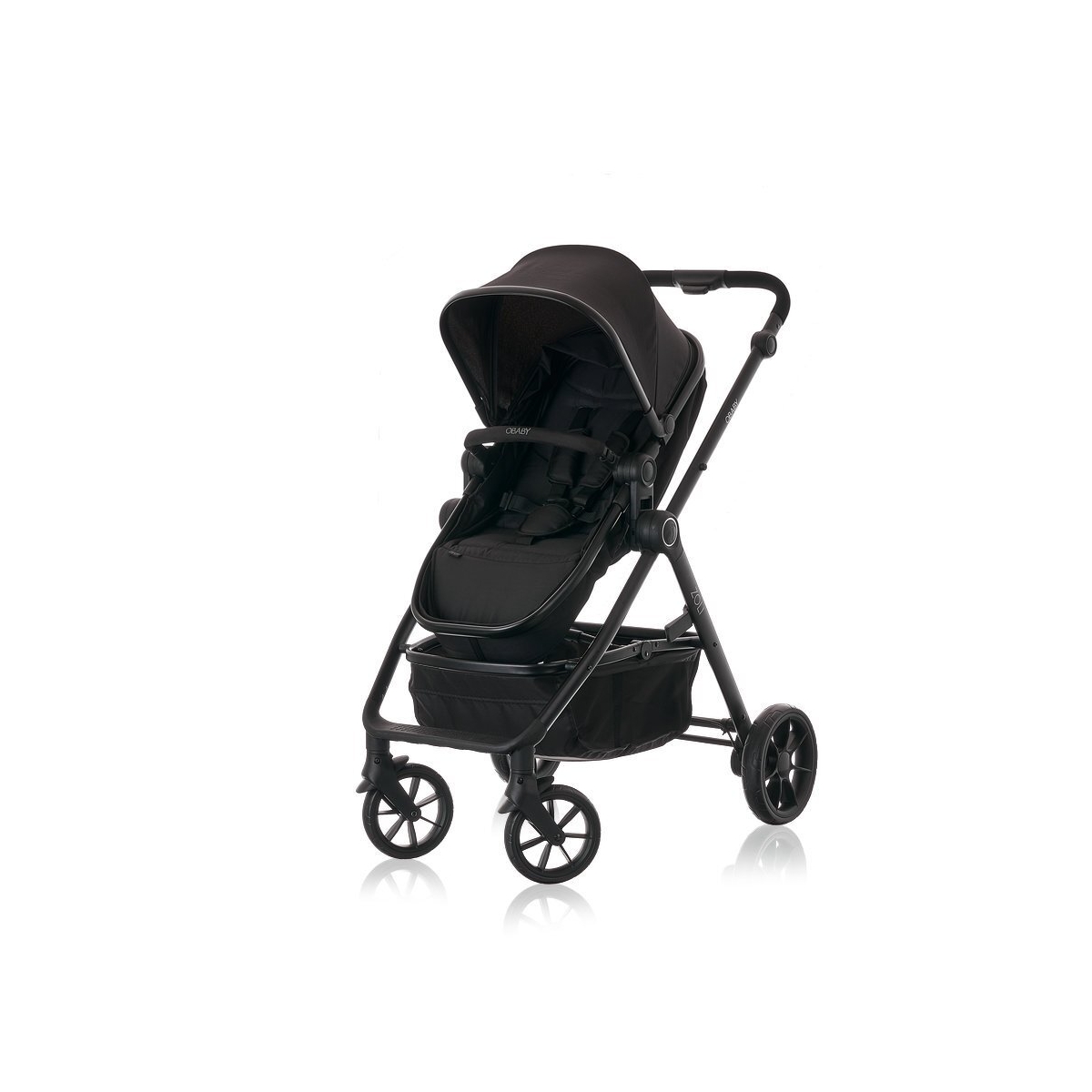 Obaby Zoli Stroller with Black Chassis-Black (New 2022)