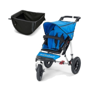 Out n About Nipper Single 360 V4 Stroller-Lagoon Blue With Stora