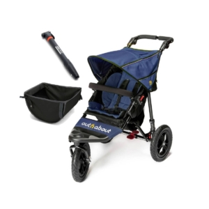 Out n About Nipper Single 360 V4 Stroller-Royal Navy With Storag