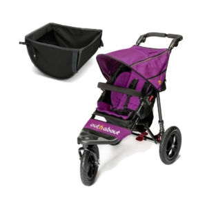 Out n About Nipper Single Stroller 360 V4 -Purple Punch With SSt
