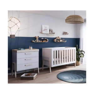 Babystyle Arendelle 2 Piece Roomset-White/Natural