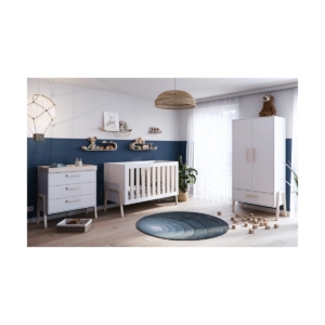 Babystyle Arendelle 3 Piece Roomset-White/Natural