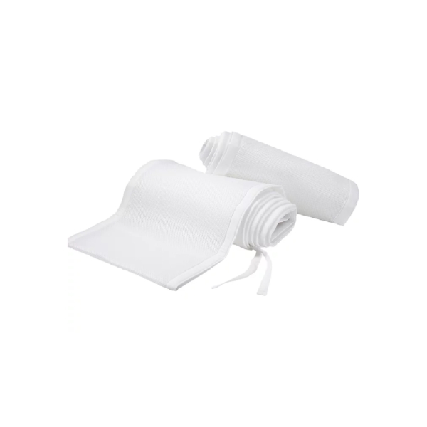 Breathable Baby Classic Cot Liners 2 Sided-White